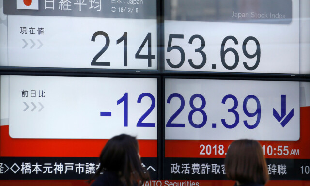 Tokyo-børsen stuper etter nedtur i USA